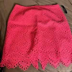 Harpie Scallop Detail Eyelet Skirt - Never worn